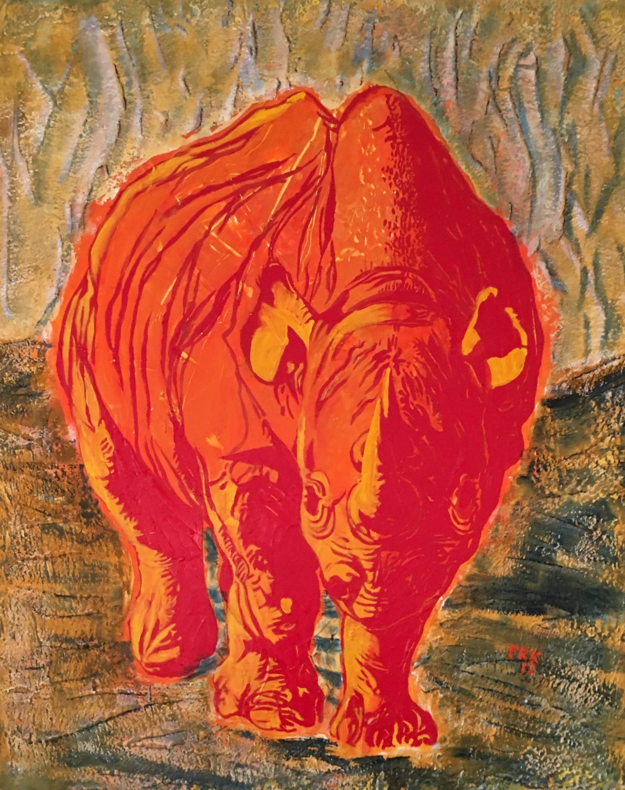 rotes rhino 100x80 2012